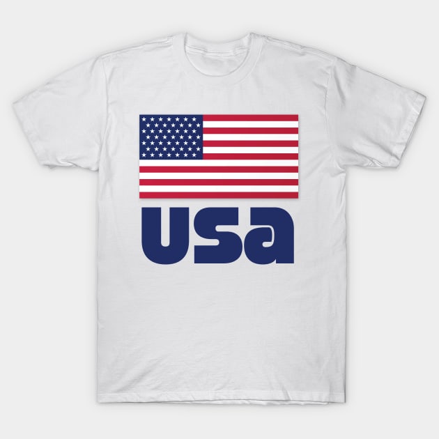 USA Stats and stripes T-Shirt by nickemporium1